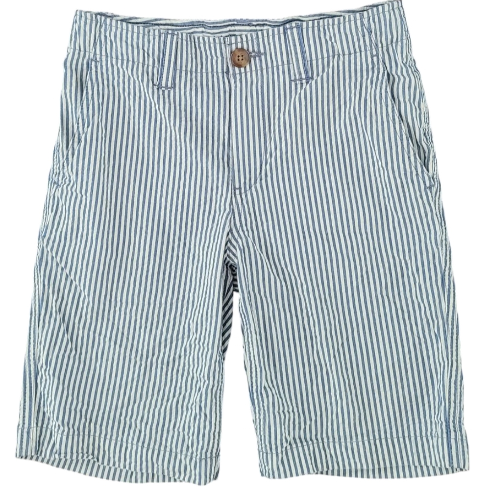 Land's End Blue and White Striped Pants 100% Cotton